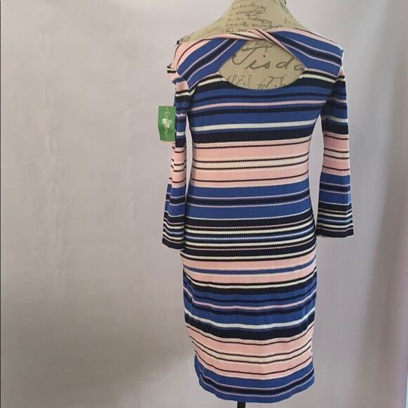 - NWT LILLY PULITZER STRIPED BEAUTIFUL DRESS SIZE S - Picture 2 of 5